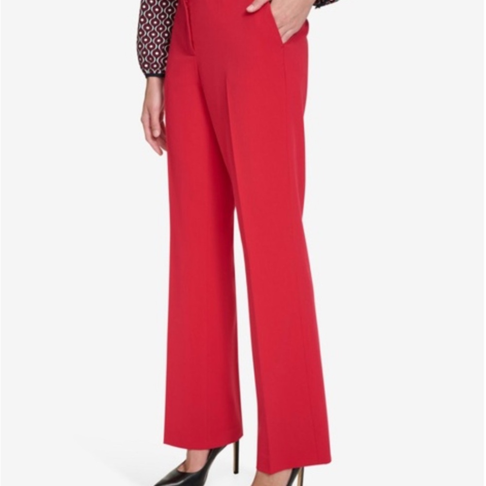 Tommy Hilfiger Vibrant Red Women's Trousers